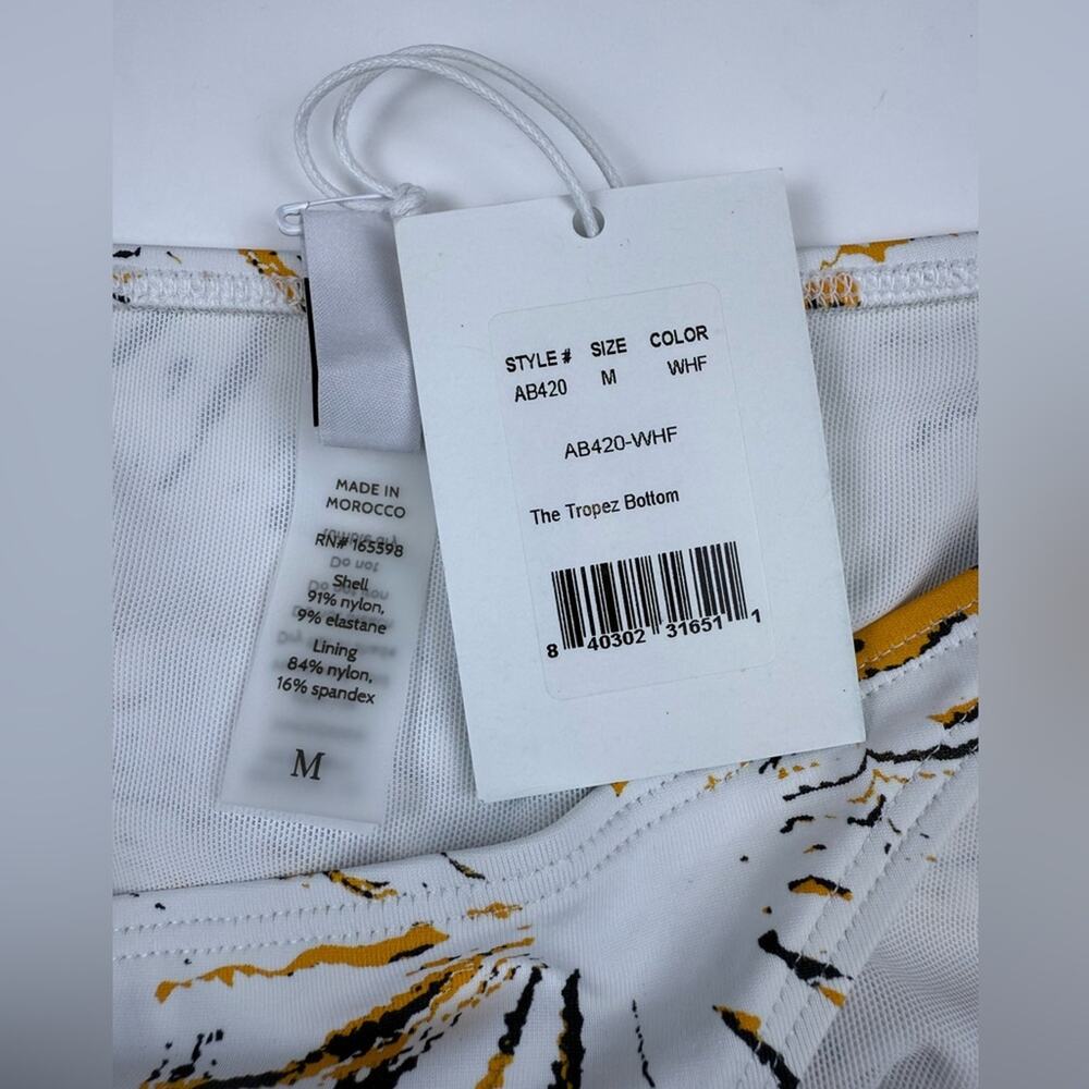 NWT Andie Swim x Demi Moore The Tropez Bikini Bottom White Fireworks
Size Medium - Picture 3 of 5